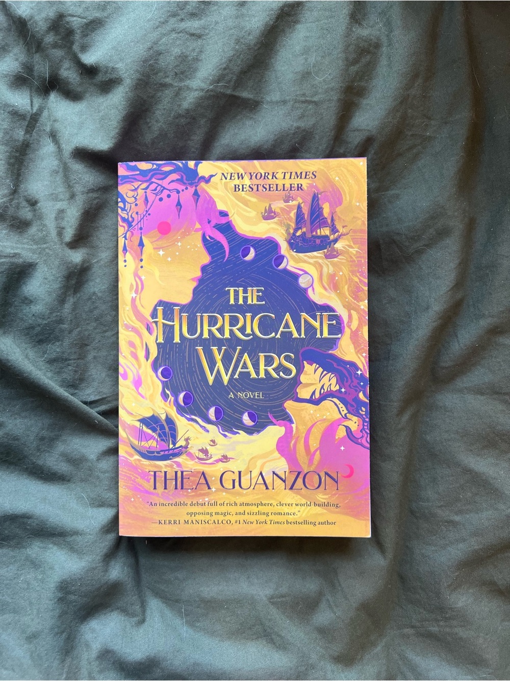 The Hurricane Wars by - Purple & Gold Sprayed Edges